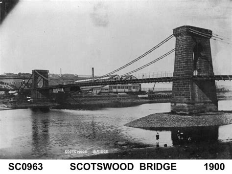 Scotswood Suspension Bridge 1831 1967 Co Curate