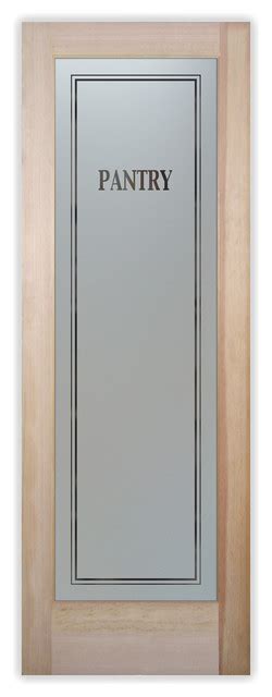 Buy FAST: Sans Soucie Art Glass Pantry Door Classic Design Frosted