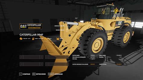 Fs19 Caterpillar Excavator Heavy Machinery Transport