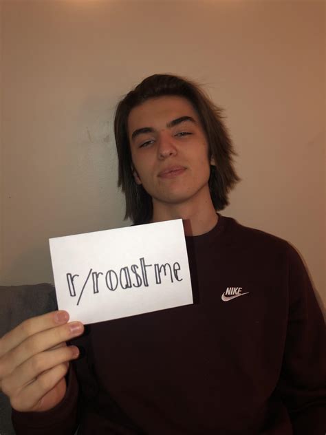Personally, i like to get warmed up before i start the roasting. Got my curly hair straightened give me your best roast : RoastMe