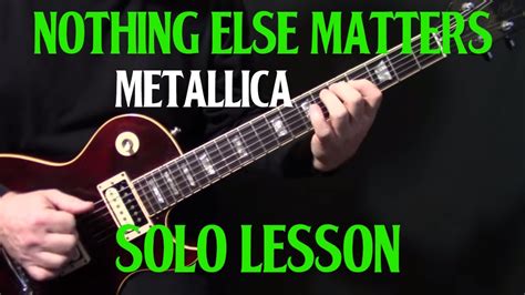 Learn to play the intro, verse and chorus of nothing else matters by metallica. how to play "Nothing Else Matters" on guitar by Metallica ...