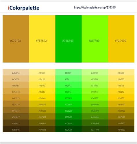 Chartreuse Color Combinations