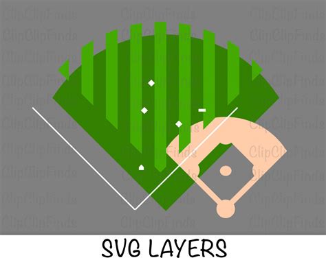 Baseball Field Svg Png Instant Digital Download Etsy Canada