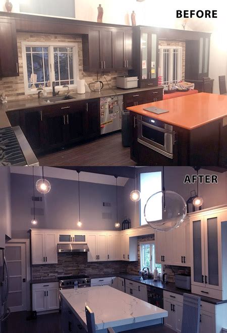 We are more than pleased with the results and especially with how fast they were installed. Kitchen Cabinet Painters North Jersey & Rockland County, NY