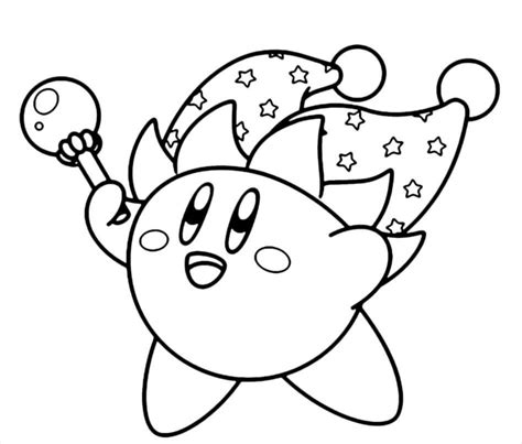 Payaso Kirby Para Colorear Imprimir E Dibujar Coloringonly