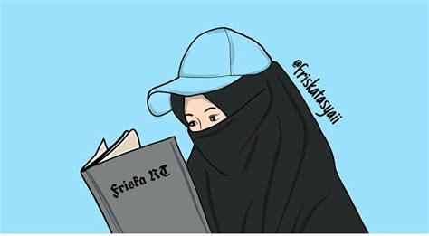 Kartun Muslimah Keren Cantik Gaul