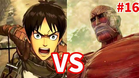 Content from season 3 part 2 and manga events must be tagged using the appropriate flairs. ラスボス【最終回】進撃の巨人VS超大型巨人#16Attack on titan ps4生 ...