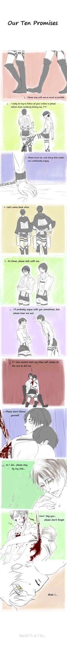Our 10 Promises Attack On Titan Comic Original By 驟雨 Translated By