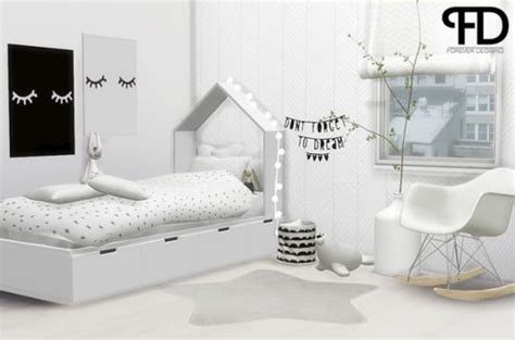 Foreverdesigns Toddlers Diy Sims 4 Beds Sims 4 Bedroom Sims 4