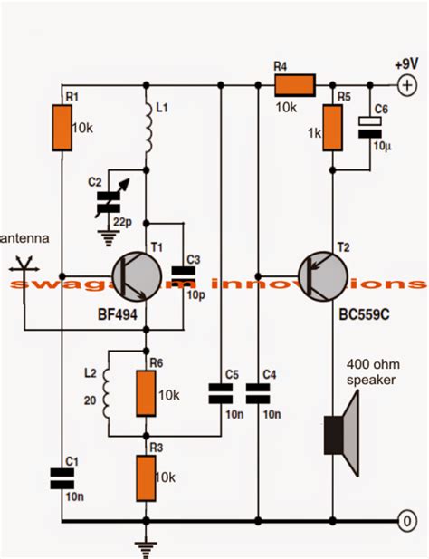 Single Transistor Fm Transmitter Circuit Diagram
