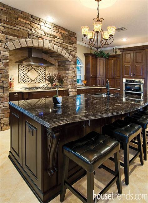 Dreams Come True With Kitchen Remodeling Ideas Black Kitchen Island