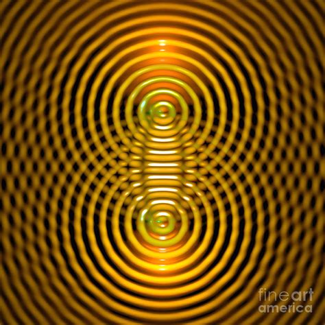 Two Wave Sources Creating Interference Patterns 5 Digital Art By Russell Kightley Pixels