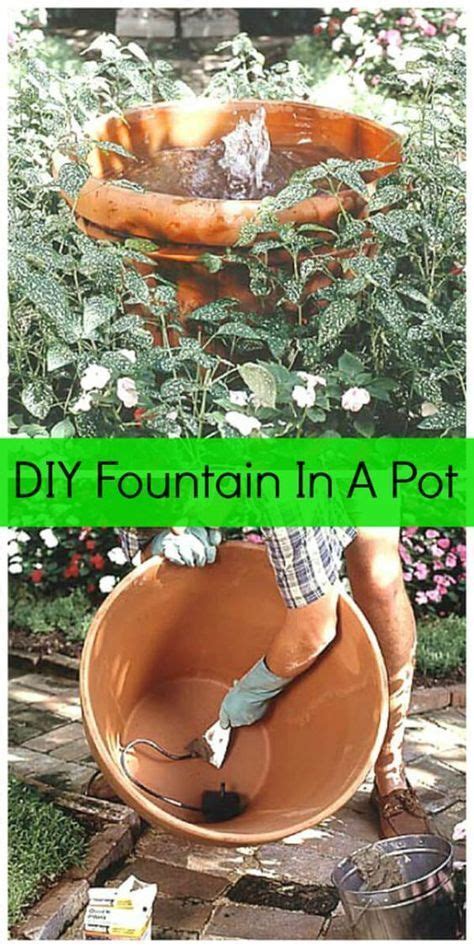 Basic But Beautiful Terra Cotta Pot Fountain Gardenfountains Diy