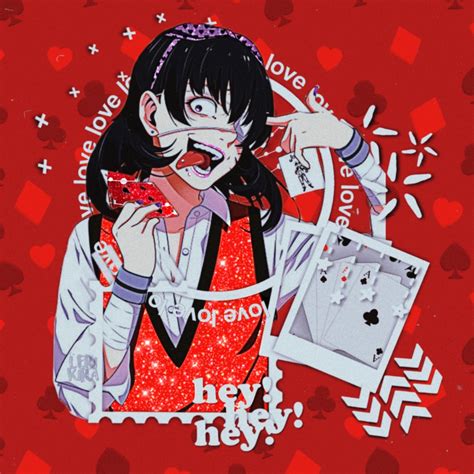 Kakegurui Aesthetic Red Anime Icons 409970