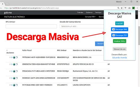 Programa Para Descarga Masiva Archivos Xml Del Sat De Facturas Cfdi