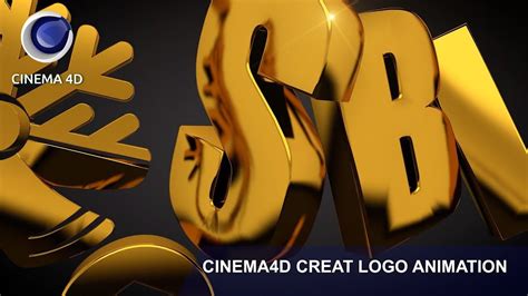 Logo 3d Animation Cinema 4d Tutorial Golden Material Youtube