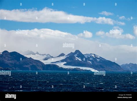 The Towering Mountain Ranges Of South Georgia Island Stock Photo Alamy