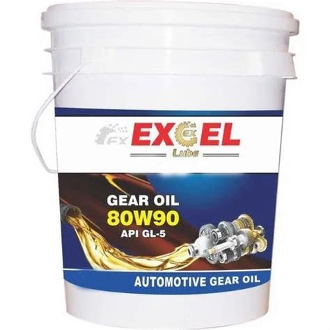 Excel Lube Automotive Gear Oil Grade 80w90 Api Gl 5 Unit Pack Size