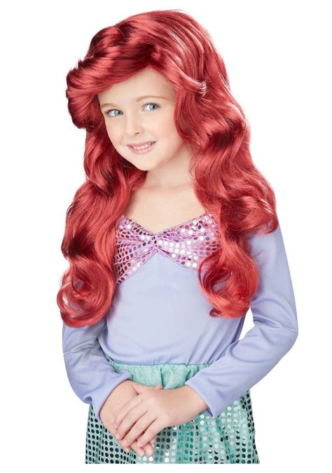 Little Mermaid Wig Kids Wigs Little Mermaid Costume Costume Wigs