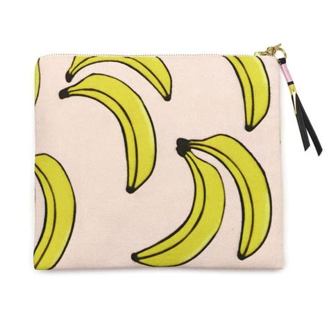 Lizzie Fortunato Oversized Banana Clutch Leather Purses And Bags
