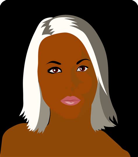 24 White Hair Dark Skin Background Hairstyles