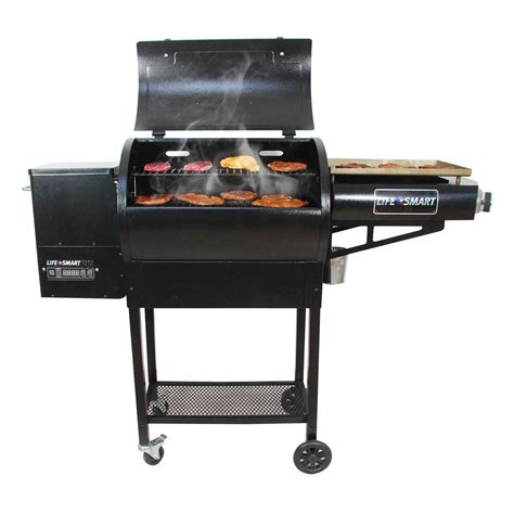 The machine is a superpower cooker for evenly prepared meals without charcoal or oil. Lifesmart Dual Cook 600 sq. in. Pellet Grill and Griddle ...