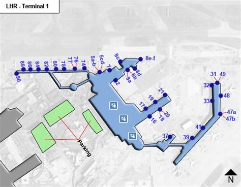 London Heathrow Airport Map Lhr Terminal Guide