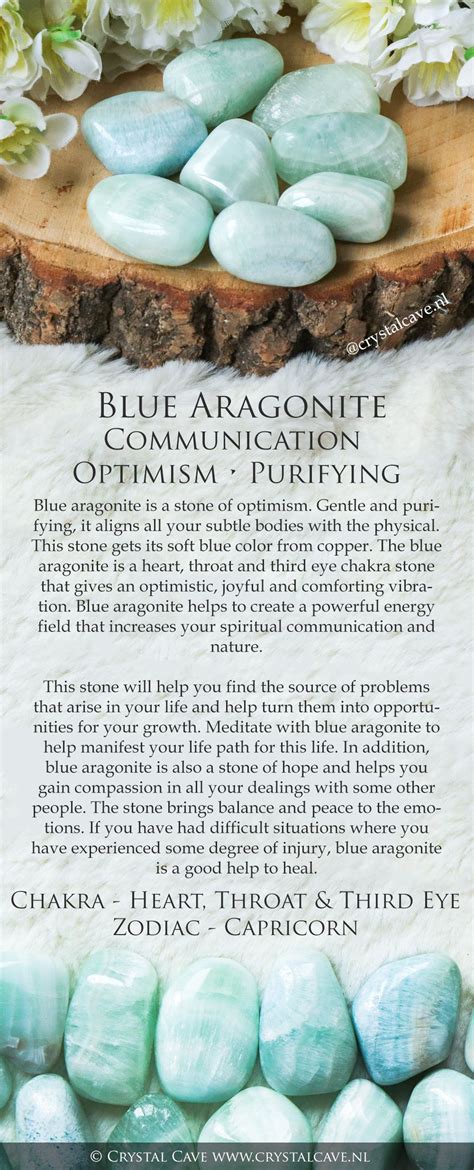 Blue Aragonite Crystal Blue Aragonite Gem Blue Aragonite Gemstone