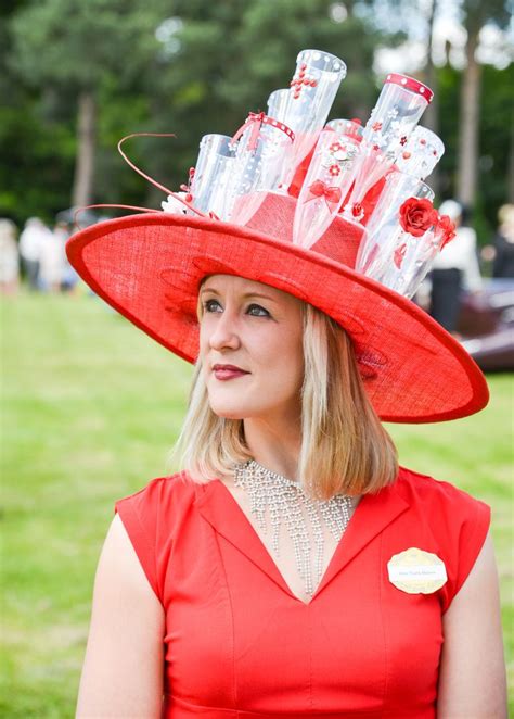 Royal Ascot Wild Hat That Slipped Past The Fashion Police Champagne