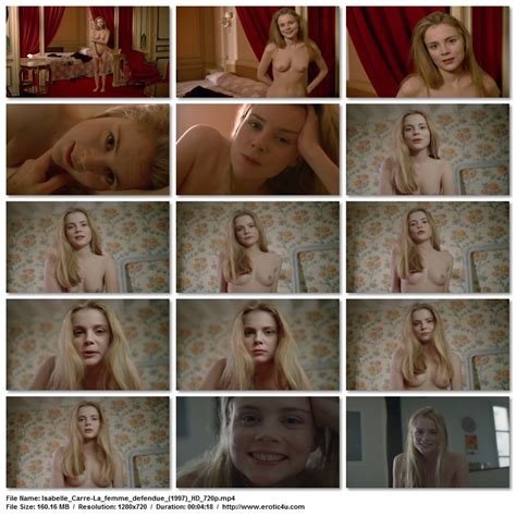 Download or Watch Online Isabelle Carré desnuda in La femme défendue