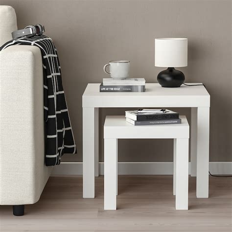 Lack Nesting Tables Set Of 2 White Ikea