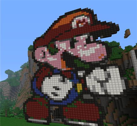 Minecraft Super Mario Minecraft Building Ideas Pixel