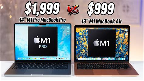 14 Macbook Pro Vs M1 Macbook Air Worth 1000 More 🤔 Youtube