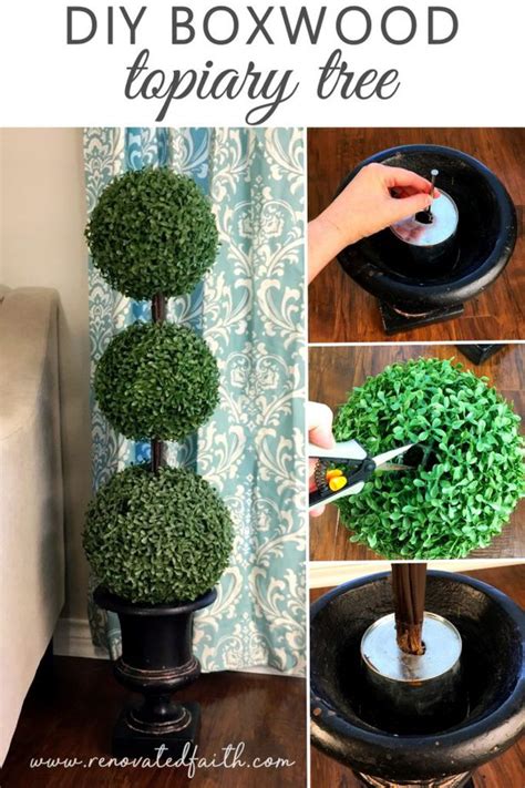 How To Make Topiary Trees Out Of Boxwood Balls Perfect For Any Season