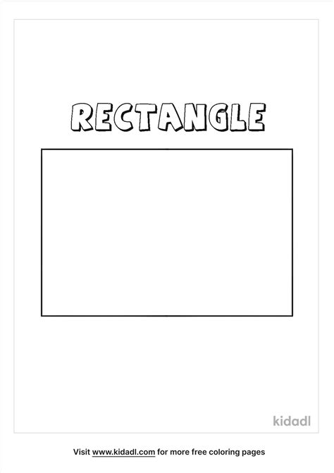 Free Rectangle Coloring Page Coloring Page Printables Kidadl