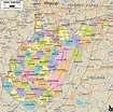 West Virginia Map - TravelsFinders.Com
