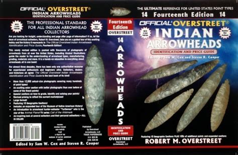Signed Copy Of The All New Overstreet Indian Arrowheads 14th Edition