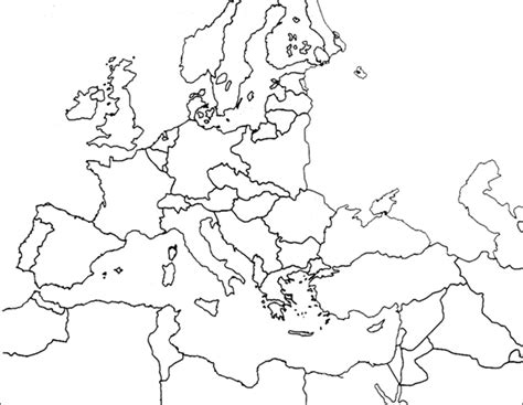 John Carter Fashion Blank Map Of Europe 1939
