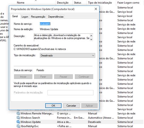 Desativar Windows Update No Windows Inform Tica B Sica