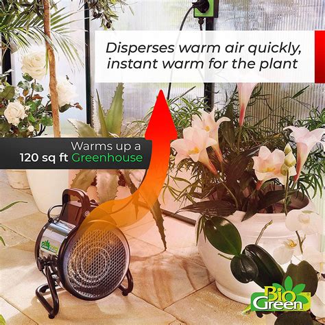 Bio Green Pal 20usdt Palma Greenhouse Heater W Digital Thermostat