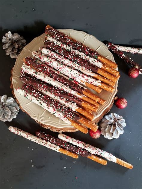 Homemade Chocolate Dipped Pretzels Instantpot Profusion Curry