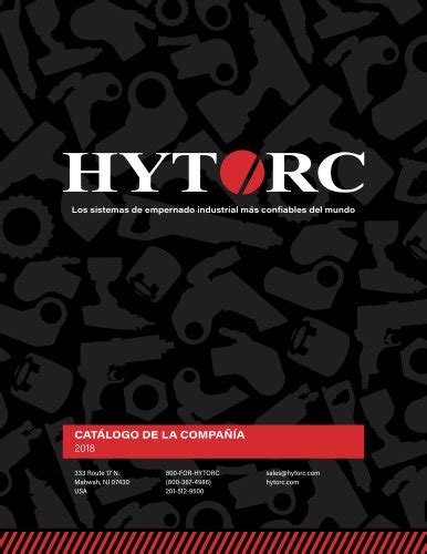 Catálogo Completo De Productos Hytorc Catálogo Pdf Documentación