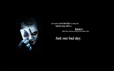 The Joker Quotes Bad Day Quotes The Joker Pinterest Joker