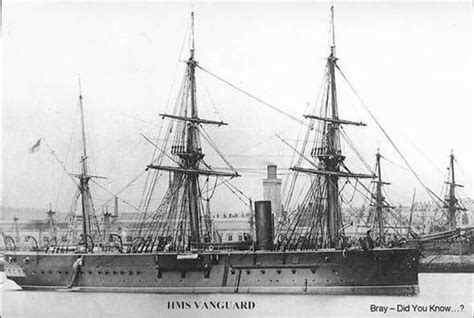 Hms Vanguard A Late 1800s Audacious Class Ironclad Battleship Rammed