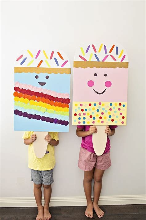 Diy Giant Ice Cream Popsicle Craft Popsicle Crafts Crafts Crafts