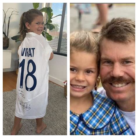 David Warner's daughter Indi quite happy after getting this gift from ...