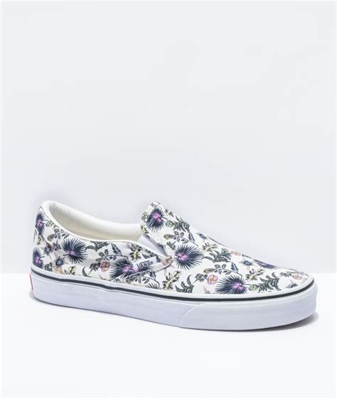 Vans Slip On Paradise Floral Skate Shoes