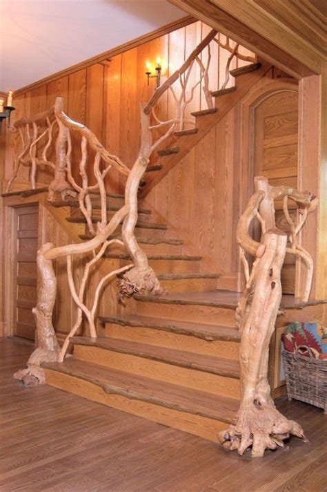 15 Stairs Railing Suggestions Rustic Stairs Rustic Staircase Stair