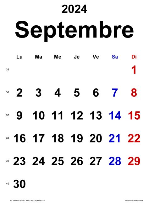 Calendrier Septembre 2024 A Imprimer Cool The Best Review Of