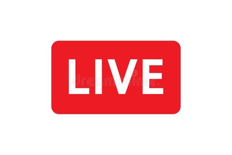 Live Icon On White Background Live Stream Video News Symbol Social